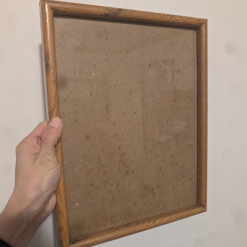 Rustic Brown Wooden Picture Frame
